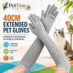 Pet Handling Gloves Bite Proof, 15.7 in Bird/Parrot/Dog/Cat/Lizard