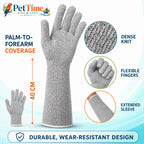 Pet Handling Gloves Bite Proof, 15.7 in Bird/Parrot/Dog/Cat/Lizard