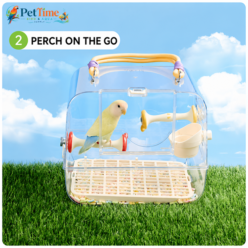 Tafit Ceramic Bird Perch, Apple Core Shaped Parrot Nail Care