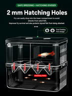 Aquarium Breeder Box for Baby Fish, In-Tank Guppy Birthing and Fish Isolation Box