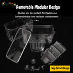 Aquarium Breeder Box for Baby Fish, In-Tank Guppy Birthing and Fish Isolation Box