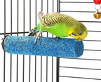 Quartz Sand Bird Grooming Perch for Cage for Beak Rubbing and Nail Contact