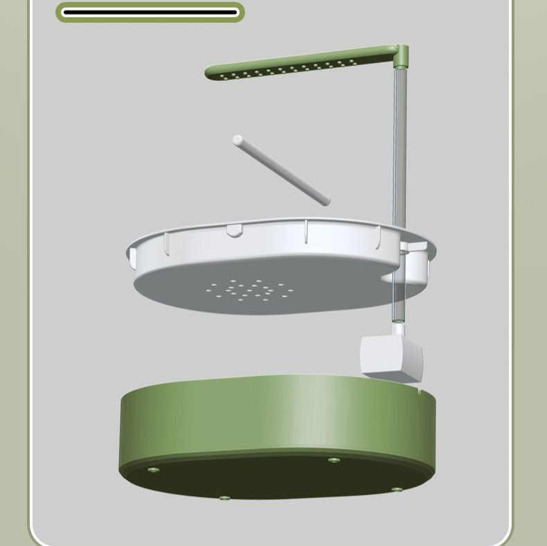 Automatic Bird Bath with Pump, Indoor Bird Shower Fountain with 5W Adjustable Pump