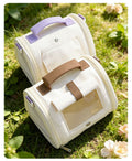 Small Bird Carrier with Clear Window, Compact Bird Travel Bag