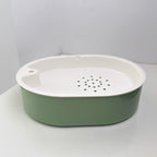 Automatic Bird Bath with Pump, Indoor Bird Shower Fountain with 5W Adjustable Pump