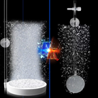 Round Fine Bubble Aquarium Air Diffuser 5-10cm