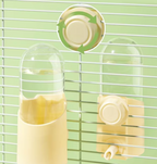 3-in-1 Bird Water Dispenser for Cage, 240ml Automatic Bird Waterer with Cup