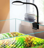 7W USB Clip-On Aquarium Light, 3-Mode Dimmable LED Fish Tank Lamp