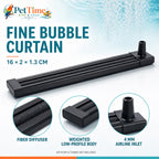 6.3-Inch Aquarium Bubble Wall Air Stone Bar, Air Diffuser Bar