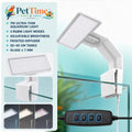 7W Clip-On Aquarium LED Light, 3 Color Modes and Frosted Acrylic Diffuser