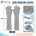 Pet Handling Gloves Bite Proof, 15.7 in Bird/Parrot/Dog/Cat/Lizard