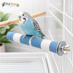 Quartz Sand Bird Grooming Perch for Cage for Beak Rubbing and Nail Contact